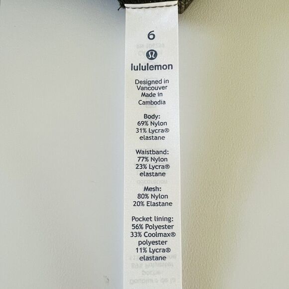 LULULEMON ATHLETICA Dark Olive Run On Crop Leggings - US 6 - Picture 7 of 8